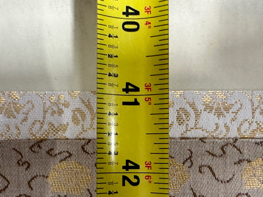 Vintage Japanese Landscape Mountain Silk Scroll Painting Kakejiku Painting Area Is 16W X 41H [Photo 7]