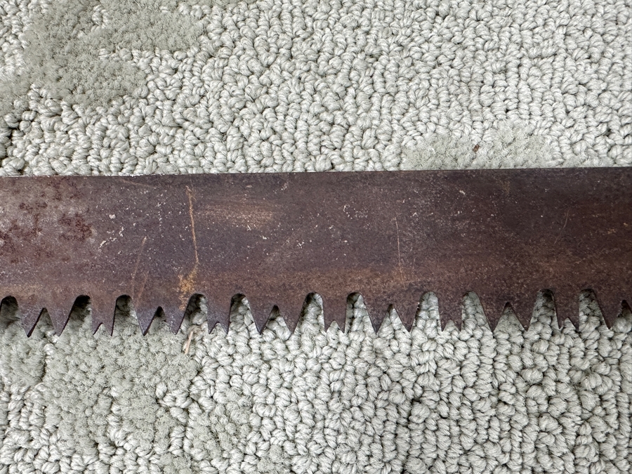 Just Added - Vintage Wood Cross Cut Buck Saw Bow Saw 31' x 27' [Photo 3]