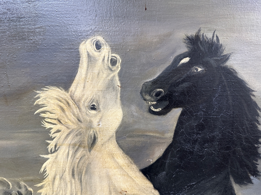 Just Added - Original Oil Horse Artwork by Gabon 45' x 57' [Photo 6]