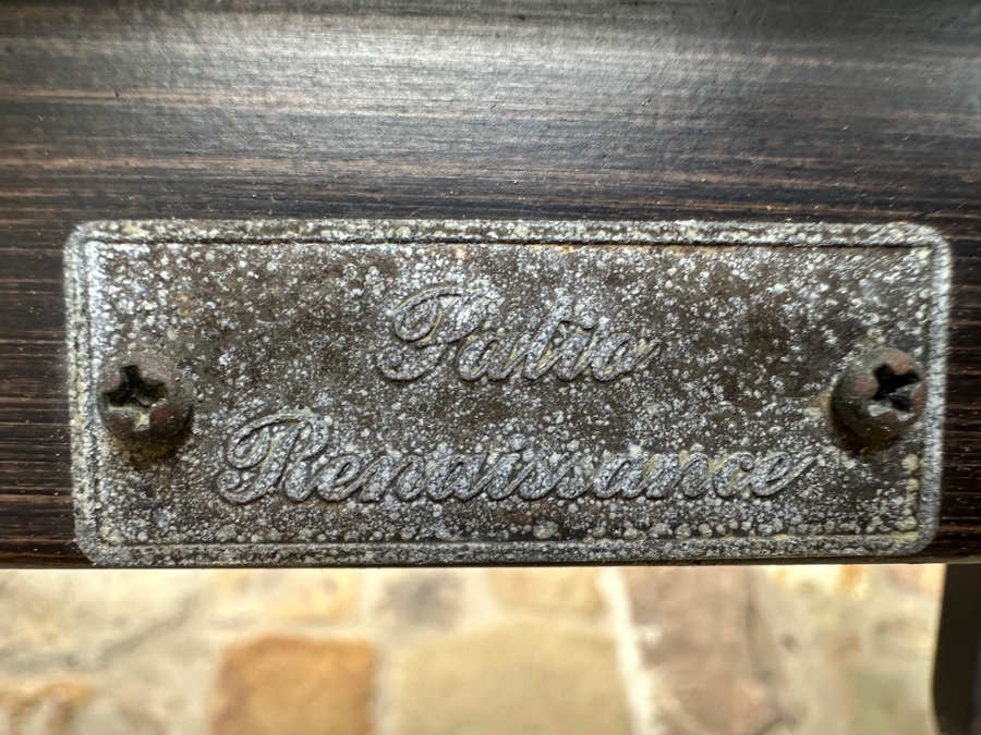 Patio Renaissance Outdoor Coffee Table 42'W x 23.5'D x 17.5'H [Photo 4]