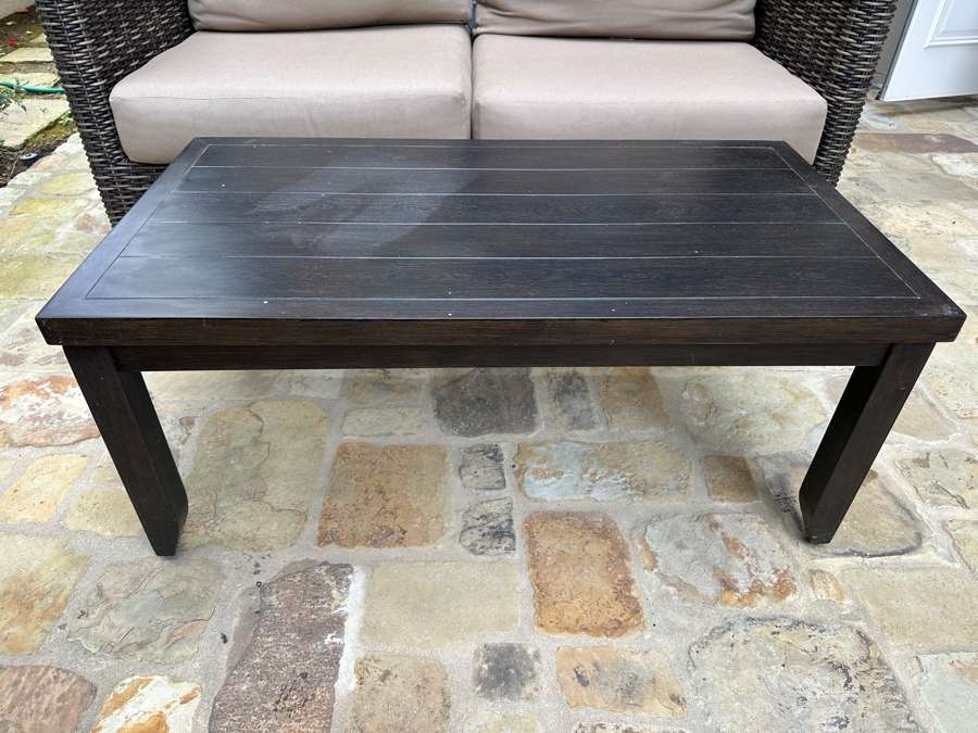 Patio Renaissance Outdoor Coffee Table 42'W x 23.5'D x 17.5'H [Photo 1]