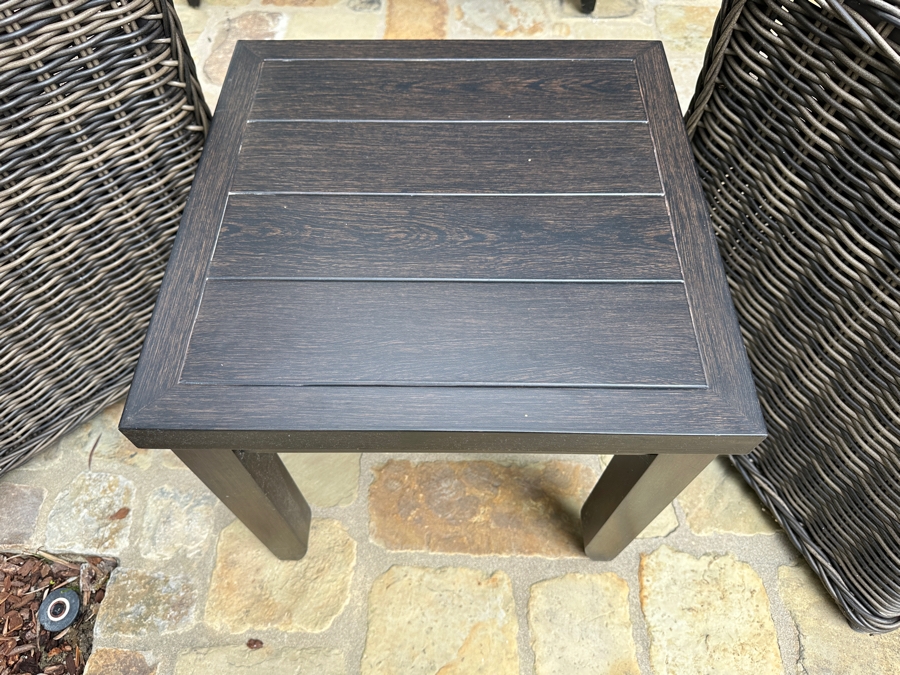 Patio Renaissance Pair Of Greenville Armchairs and Side Table 19'W x 19'D x 19.5'H [Photo 9]