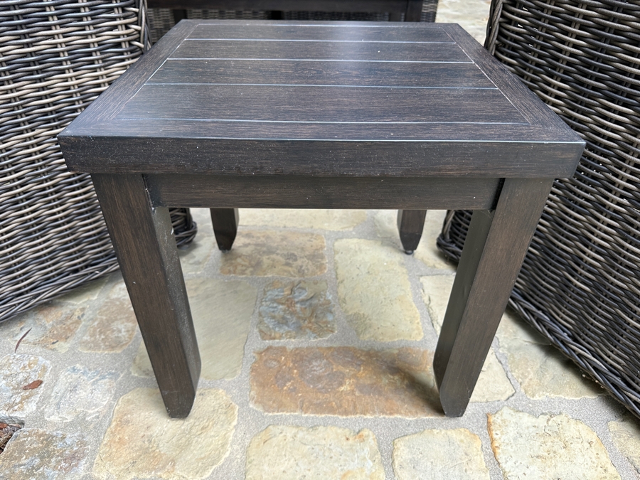 Patio Renaissance Pair Of Greenville Armchairs and Side Table 19'W x 19'D x 19.5'H [Photo 10]