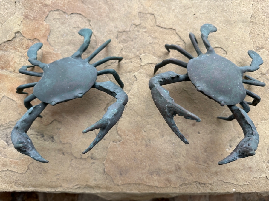 Vintage Set of (2) Copper Crabs 8' x 6.5'  [Photo 2]