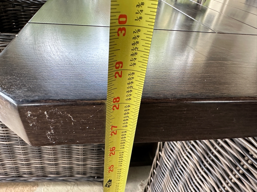 Patio Renaissance Dining Table With (6) Greenville Dining Armchairs 84'L x 44.5'W x 28'H [Photo 12]