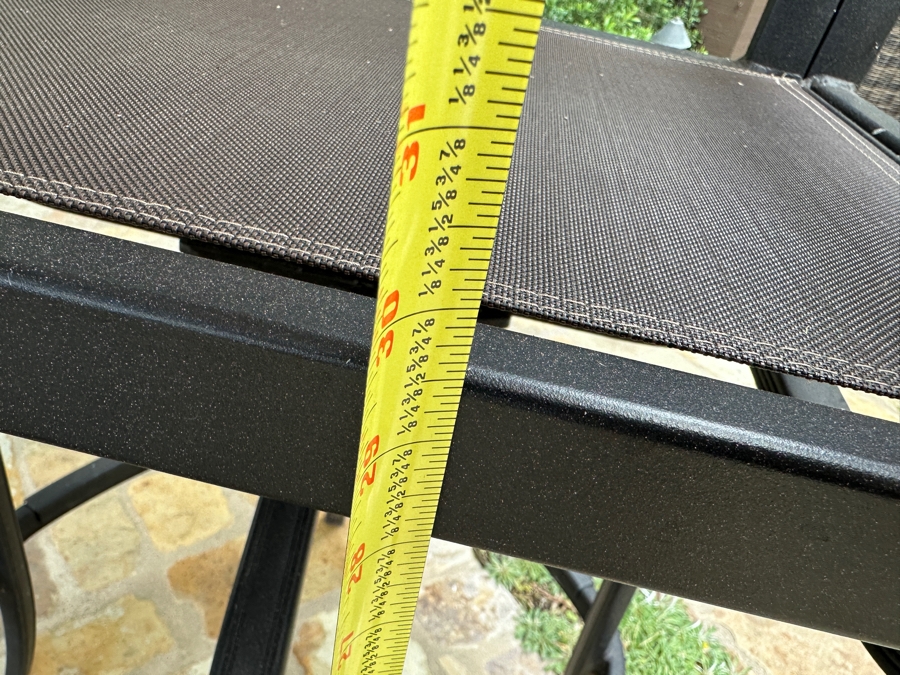 Outdoor Bar Patio Set with OutDura Umbrella 42'R Table And (4) Swivel Barstool Chairs 30' Seat Height / 50'H [Photo 10]