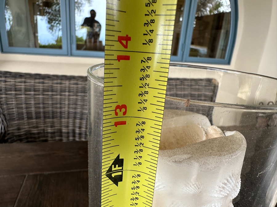 Set of (2) Cast Iron Candleholders with Seashell Candlesticks 13.5'H [Photo 3]