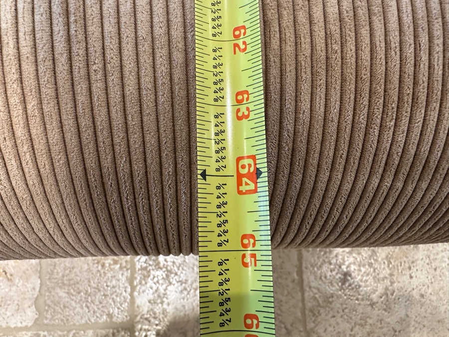 Macy's Modern Concepts Tan Upholstered Sofa Loveseat 65'W x 43'D x 32'H [Photo 5]