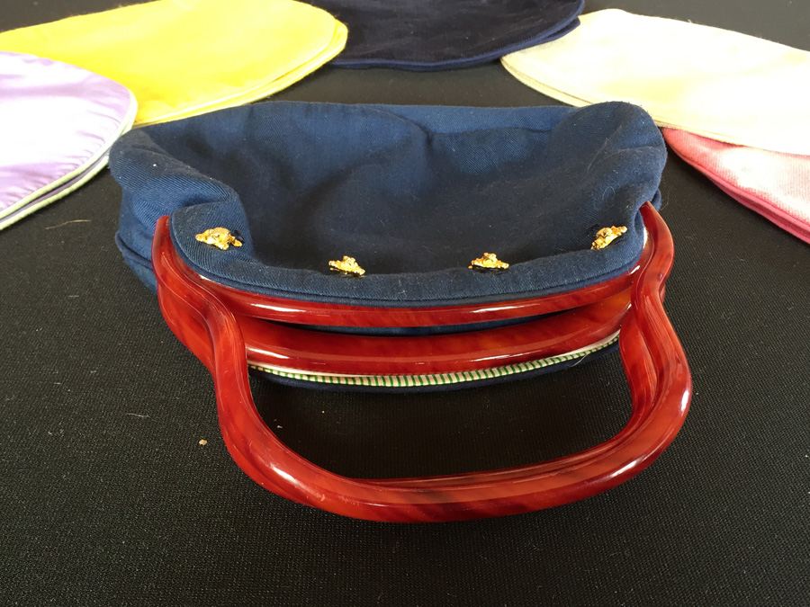 Vintage Handbag with Multiple Button On Designs - Frog Buttons [Photo 8]