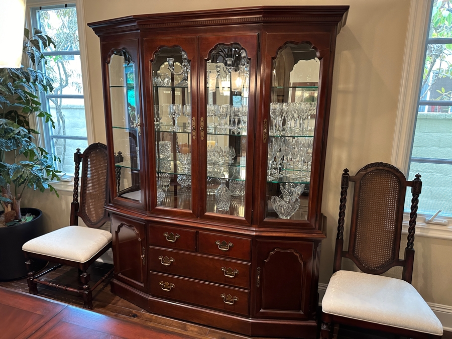 Drexel Heritage China Cabinet 68'W X 19'D X 83.5'H [Photo 3]