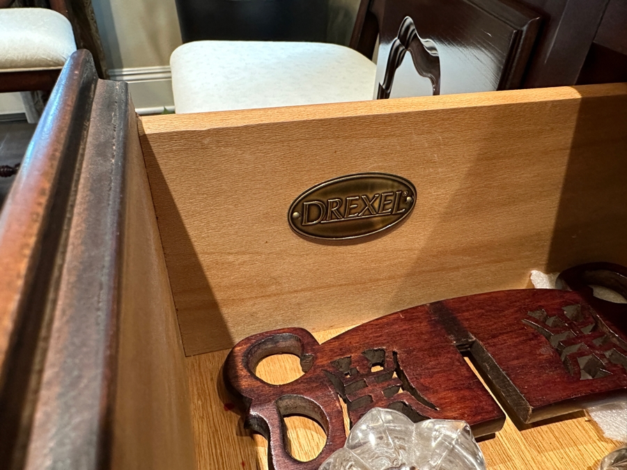 Drexel Heritage China Cabinet 68'W X 19'D X 83.5'H [Photo 6]