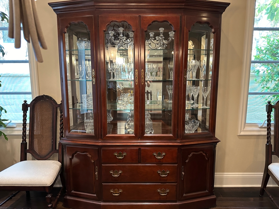 Drexel Heritage China Cabinet TBD'W X 19'D X 83.5'H [Photo 1]