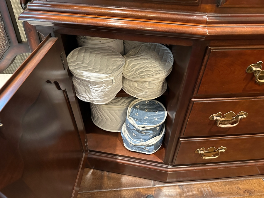 Drexel Heritage China Cabinet 68'W X 19'D X 83.5'H [Photo 10]