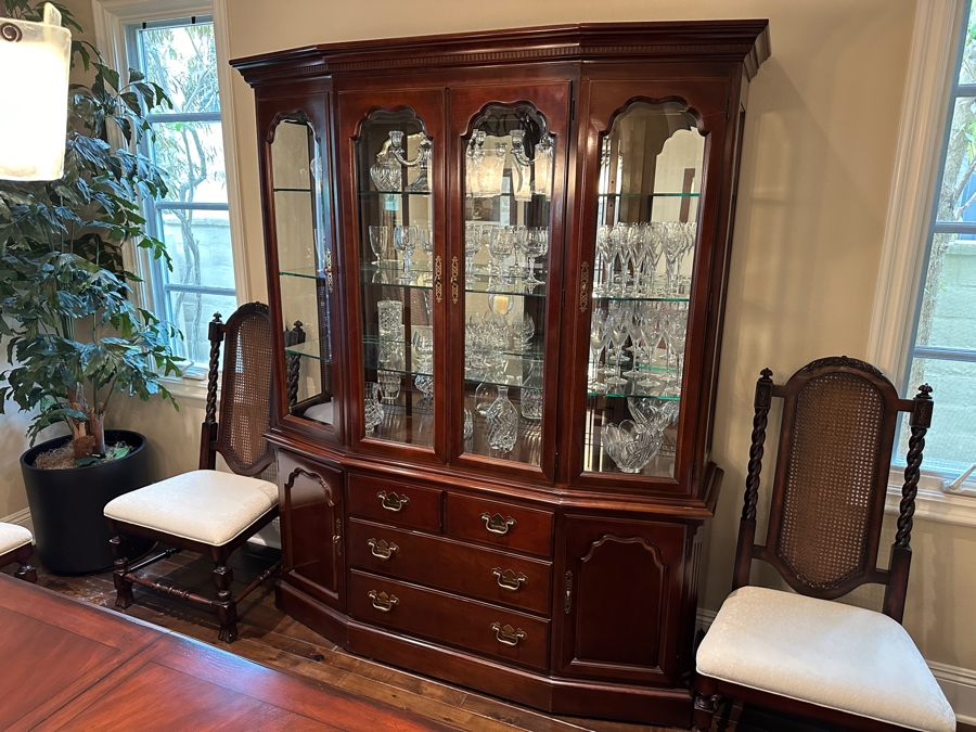 Drexel Heritage China Cabinet 68'W X 19'D X 83.5'H [Photo 2]