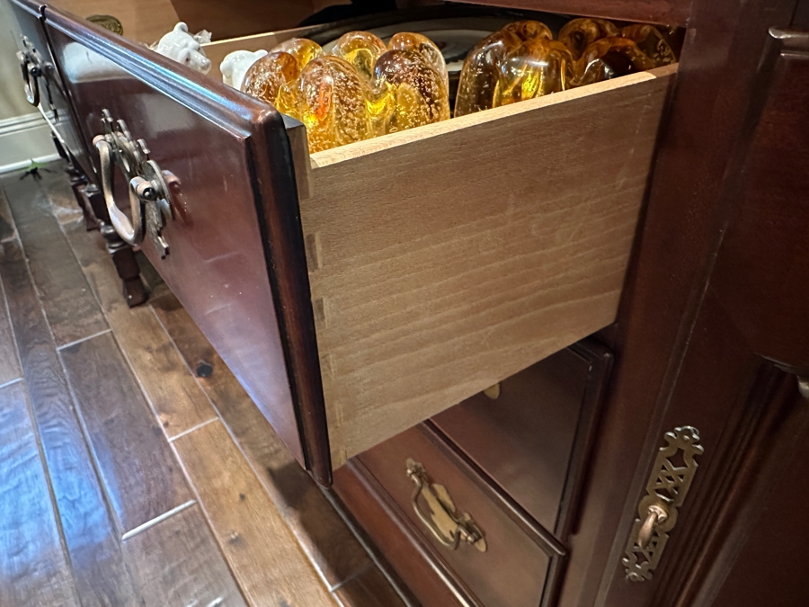 Drexel Heritage China Cabinet 68'W X 19'D X 83.5'H [Photo 8]