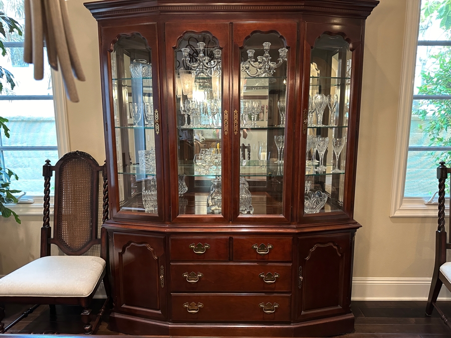 Drexel Heritage China Cabinet 68'W X 19'D X 83.5'H [Photo 5]