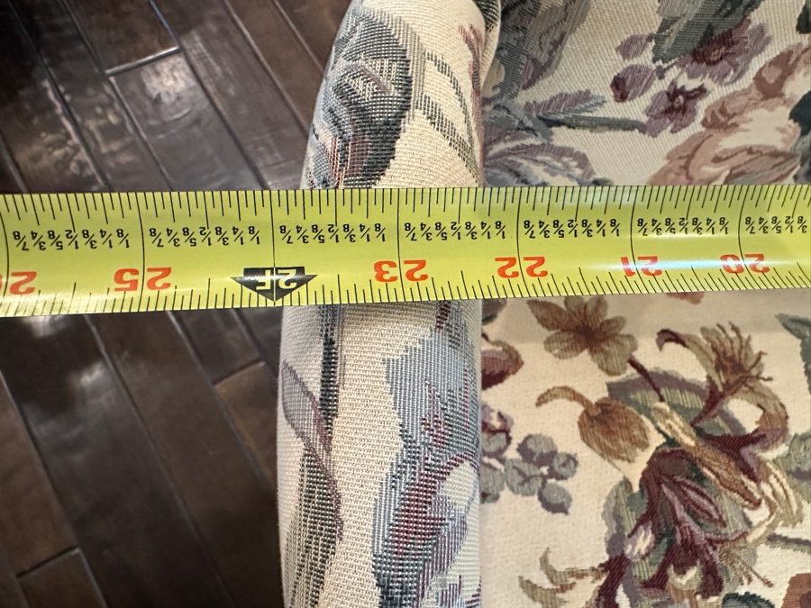 Pair Of Upholstered Wooden Armchairs 24W X 29D X 37.5H [Photo 6]