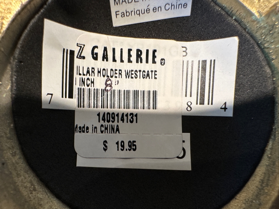 Set of (4) Z Galleries Wooden Candlesticks [Photo 5]