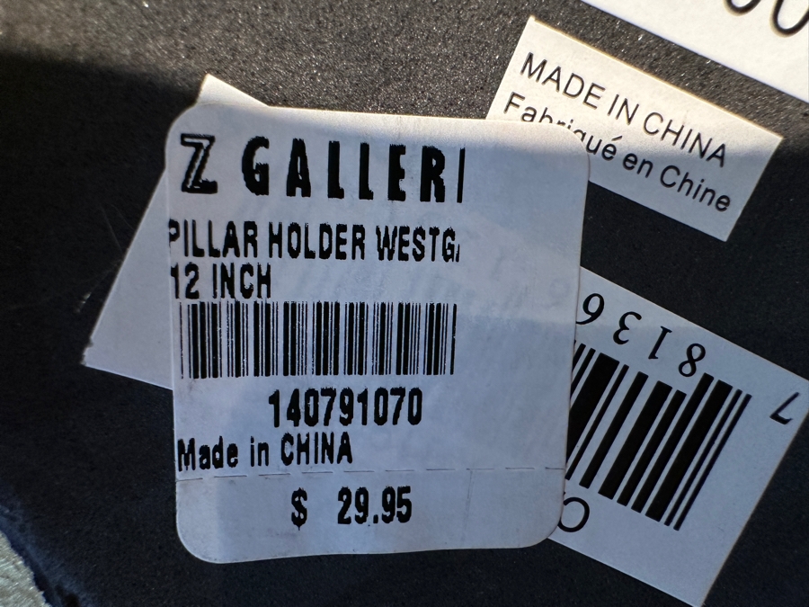 Set of (4) Z Galleries Wooden Candlesticks [Photo 4]