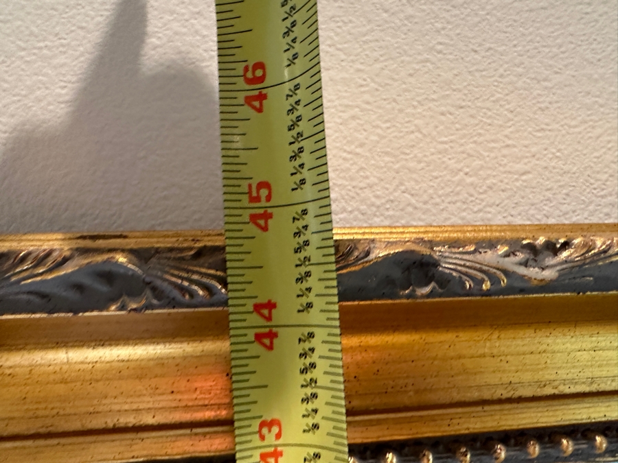 Gold Framed Beveled Glass Wall Mirror 33'W x 45'H [Photo 6]