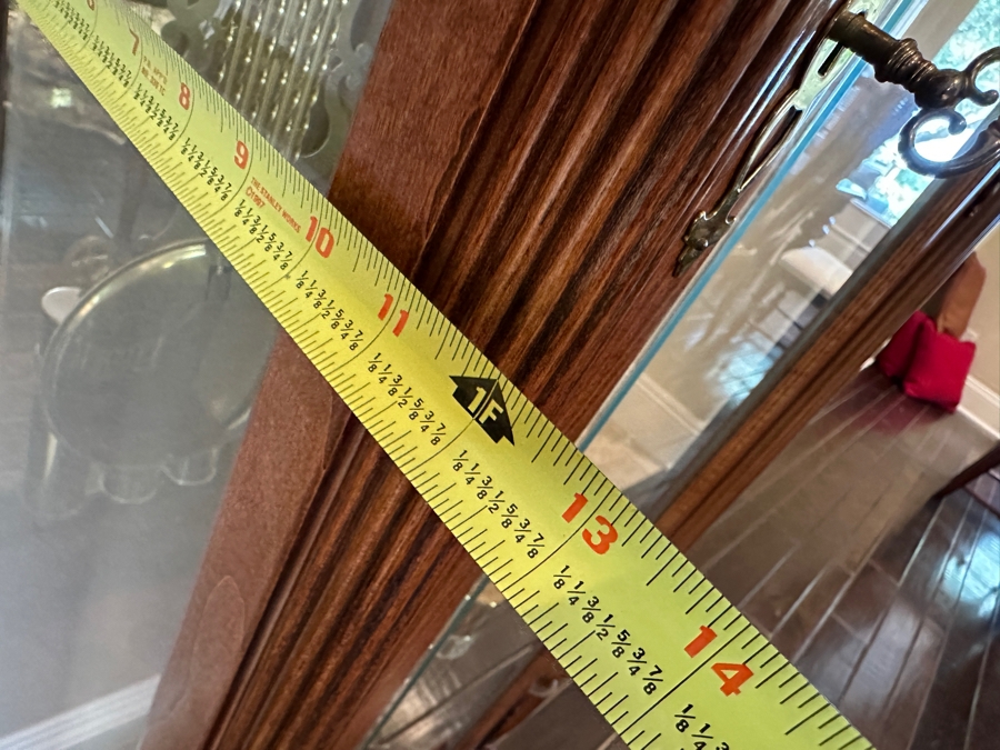 Howard Miller 71st Anniversary Edition 'The Rochester' Floor Clock in Windsor Cherry Case with Olive Ash Burls and Carved Overlay Shell Model #610-793 Serial #70240205 21'W x 12'D x 85'H [Photo 11]