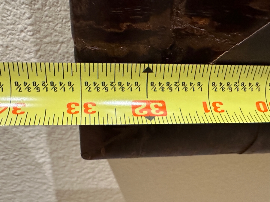 Tiger Strip Style Wooden Wall Mirror 33'W x 41'H [Photo 6]