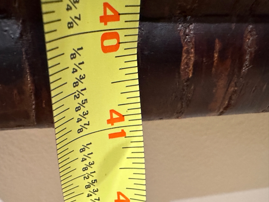 Tiger Strip Style Wooden Wall Mirror 33'W x 41'H [Photo 7]