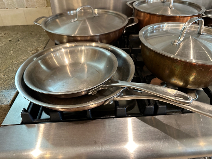 Calphalon 18 Piece Set of Tri-Ply Copper Bottom Pots and Pans [Photo 4]