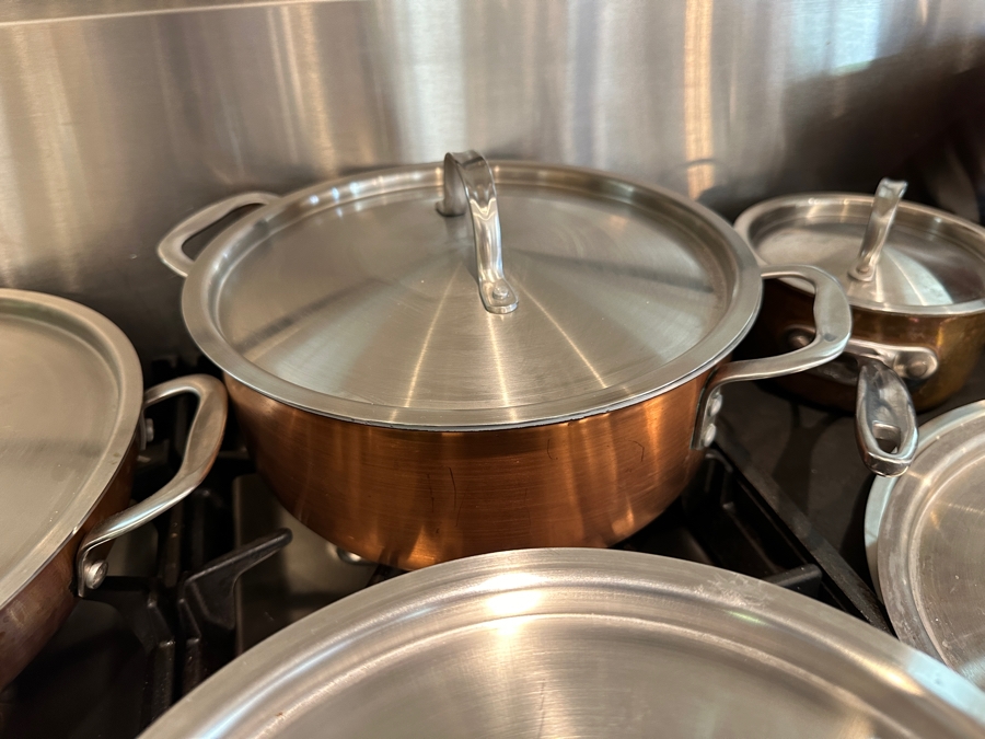 Calphalon 18 Piece Set of Tri-Ply Copper Bottom Pots and Pans [Photo 6]