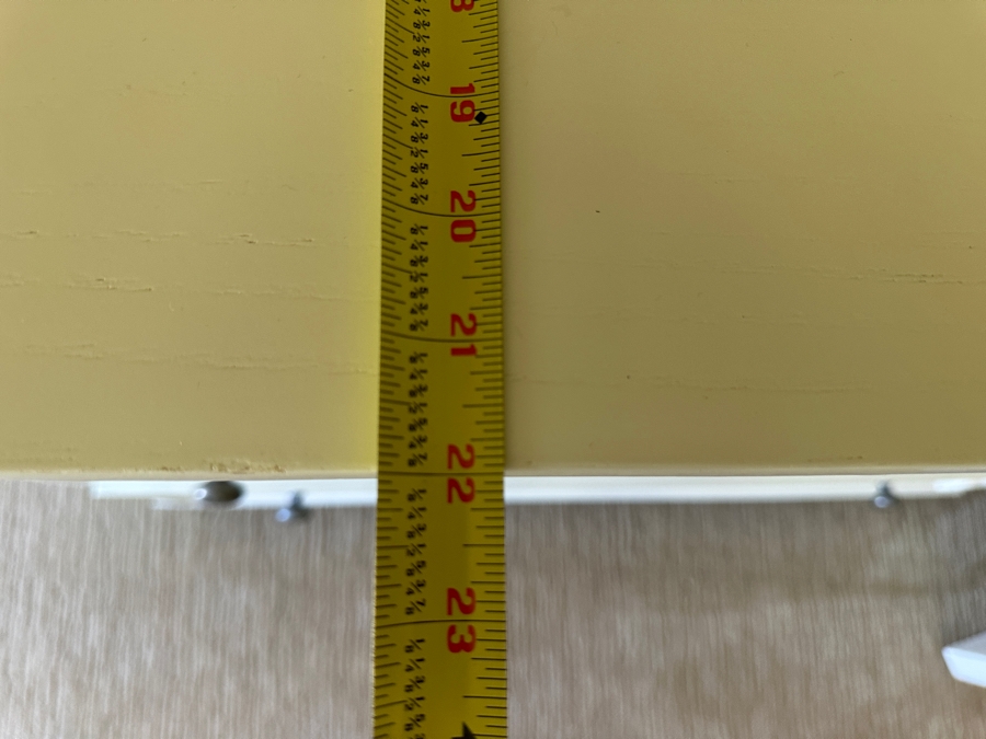 White Wooden Dresser 48W x 22D x 41'H [Photo 8]