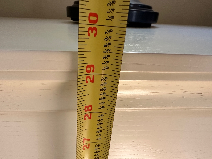 (2) White Wooden Nightstands with Drawer and Two Shelves 29'W x 18'D x 29'H [Photo 7]