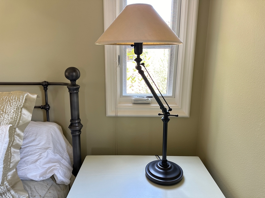 Pair of Swing Arm Adjustable Table Lamps  [Photo 7]