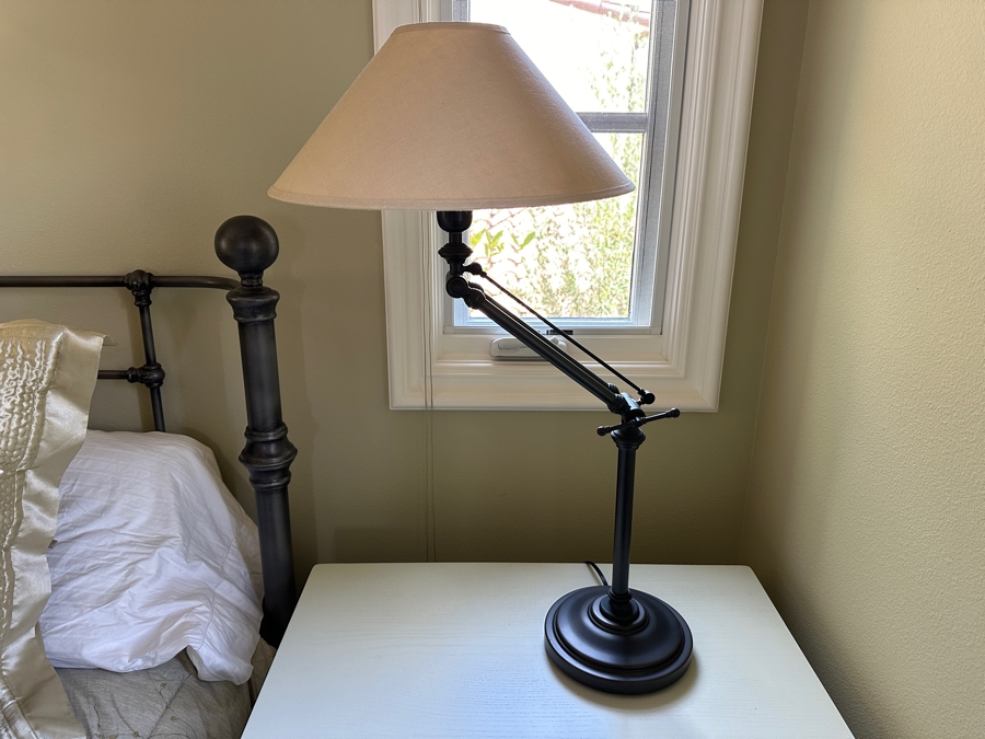 Pair of Swing Arm Adjustable Table Lamps  [Photo 8]