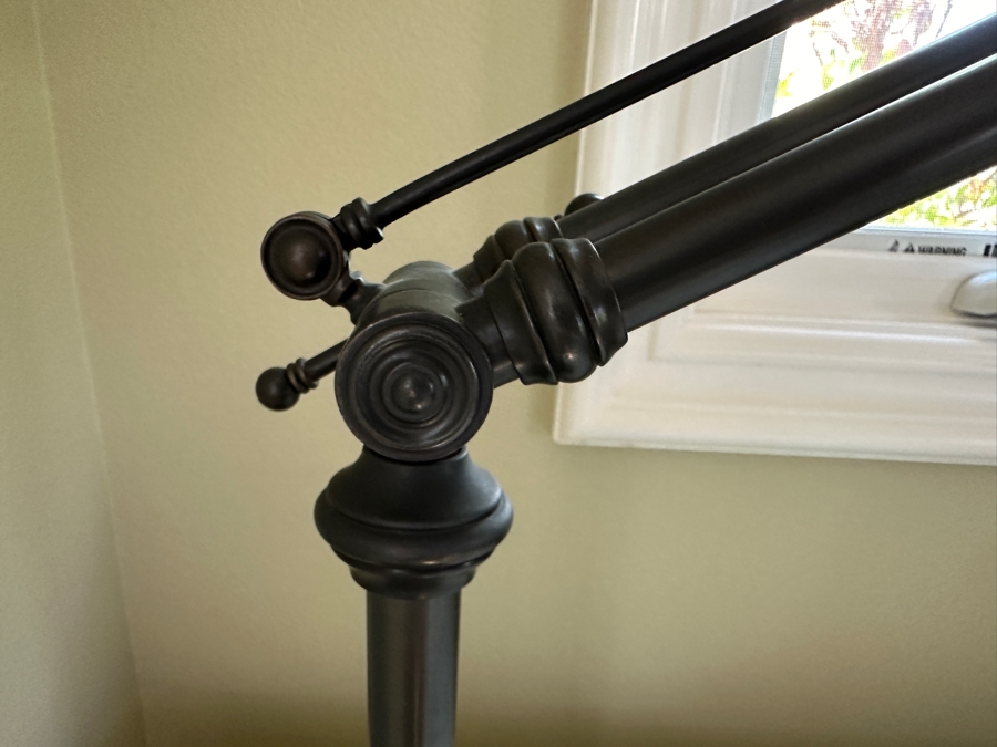 Pair of Swing Arm Adjustable Table Lamps  [Photo 4]