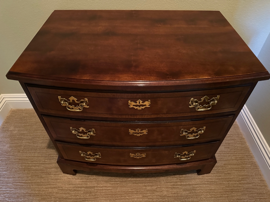 Pair of Aston Court by Henredon Wooden Nightstands 28'W x 18.5'D x 24'H [Photo 7]