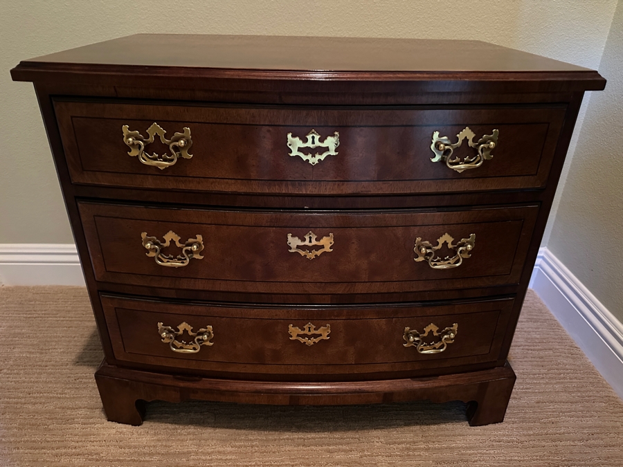 Pair of Aston Court by Henredon Wooden Nightstands 28'W x 18.5'D x 24'H [Photo 6]