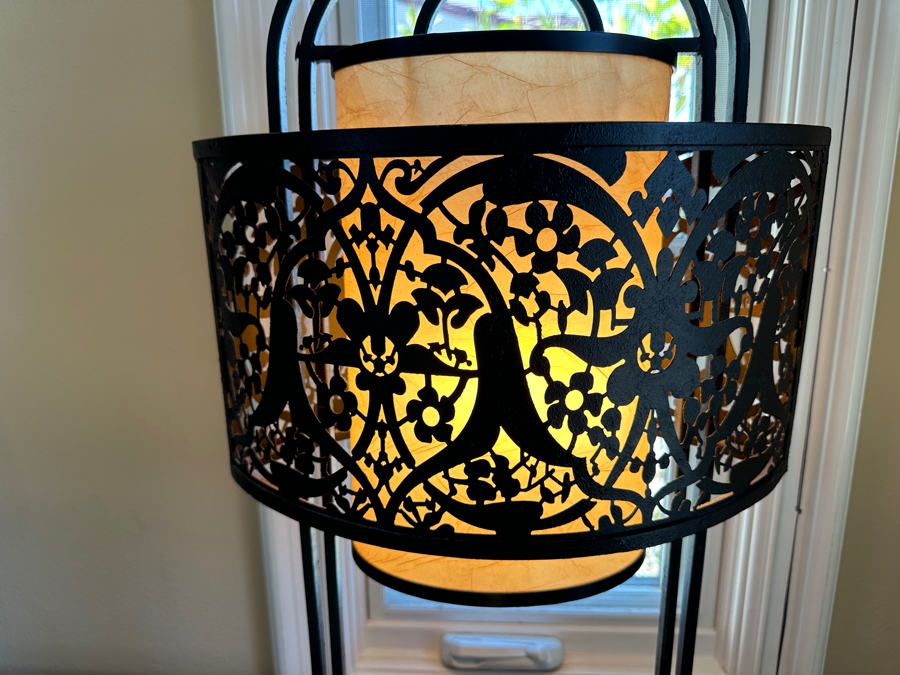 Pair of Metal Table Lamps 29'H [Photo 4]