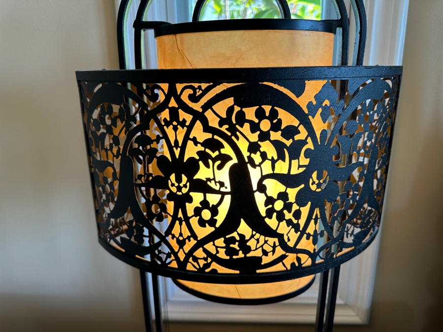 Pair of Metal Table Lamps 29'H [Photo 7]