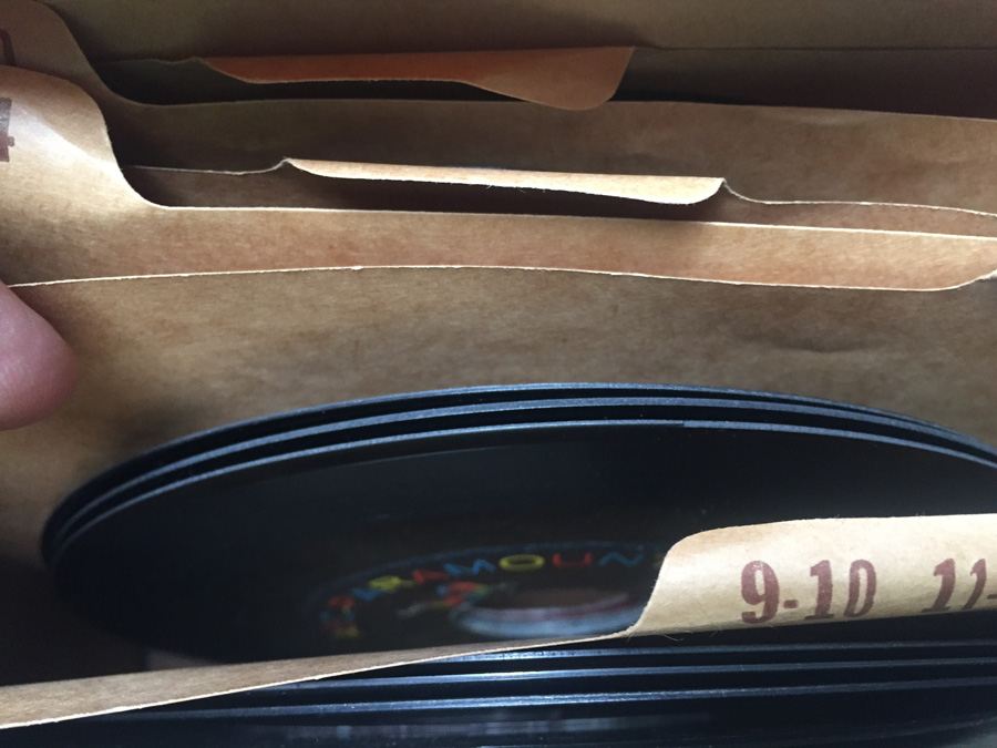 Green 45 Vinyl Record Carrying Tote with 45's [Photo 10]