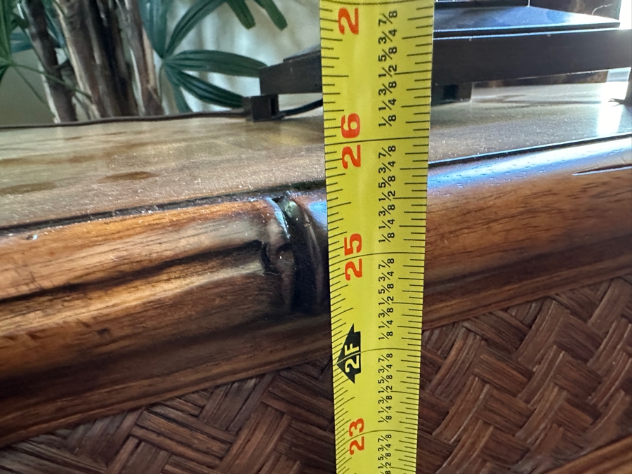 Schnadig Furniture Wooden End Table With Drawer 29'W x 29'D x 26'H [Photo 8]