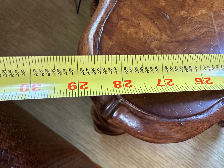 Schnadig Furniture Wooden End Table With Drawer 29'W x 29'D x 26'H [Photo 6]