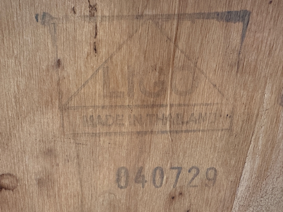 Set of (3) Wooden Barstools with Cushions 24' Seat Height [Photo 6]