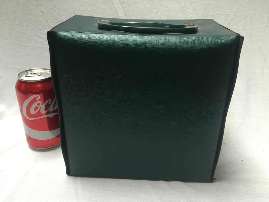 Green 45 Vinyl Record Carrying Tote with 45's [Photo 5]