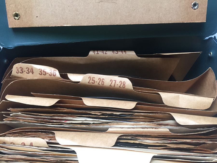 Green 45 Vinyl Record Carrying Tote with 45's [Photo 11]