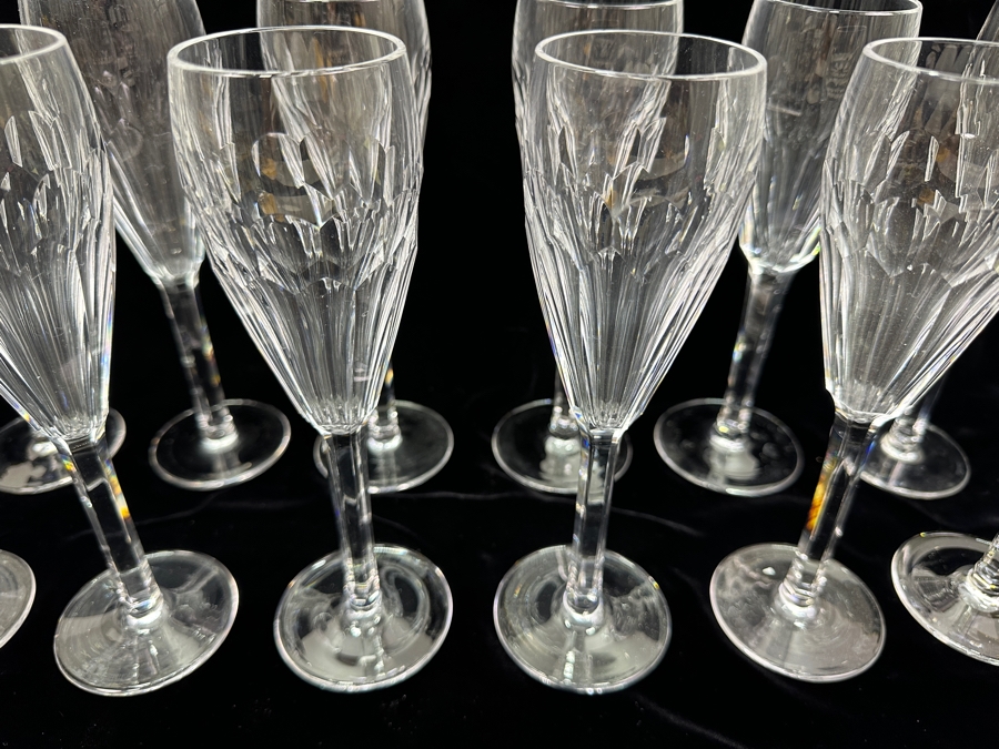 Set of (12) Waterford Clara Champagne Flutes 8.25'H [Photo 2]