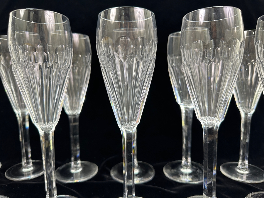 Set of (12) Waterford Clara Champagne Flutes 8.25'H [Photo 3]