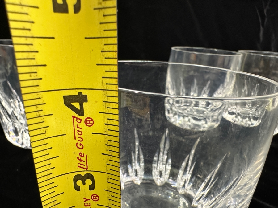 Set of (4) Lenox Firelight Crystal Double Old Fashioned Glasses 4'H [Photo 6]