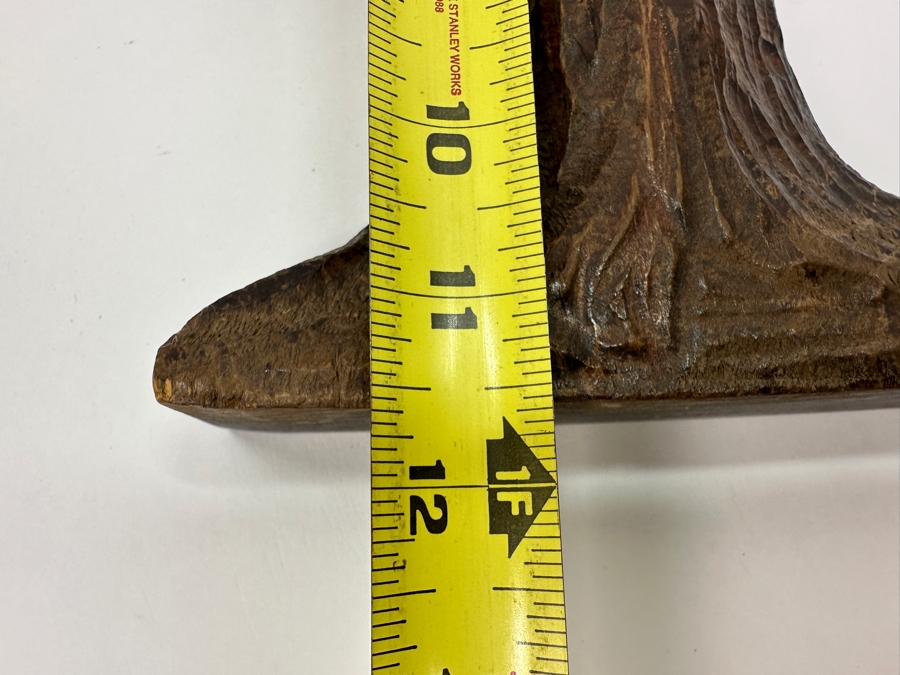 Carved Wooden 'Y' Wall Plaque 11W X 11.5H [Photo 5]