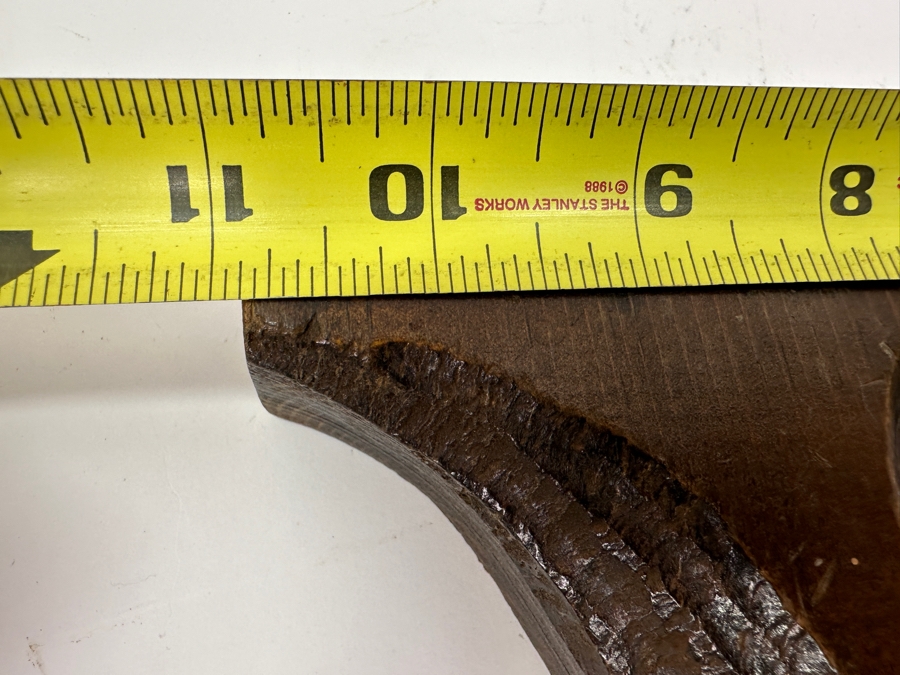 Carved Wooden 'Y' Wall Plaque 11W X 11.5H [Photo 4]