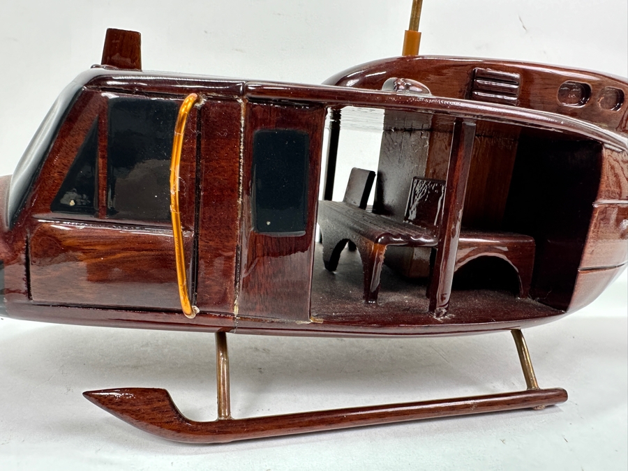 Wooden Bell UH-1 Iroquois 'Huey' Helicopter Model 25'W X 7'H [Photo 7]
